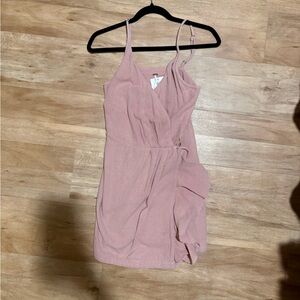 Free People Elegant Pink Wrap Dress